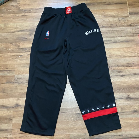 90s Nike Team NBA Philadelphia 76ers Sweatpants - Picture 1 of 11